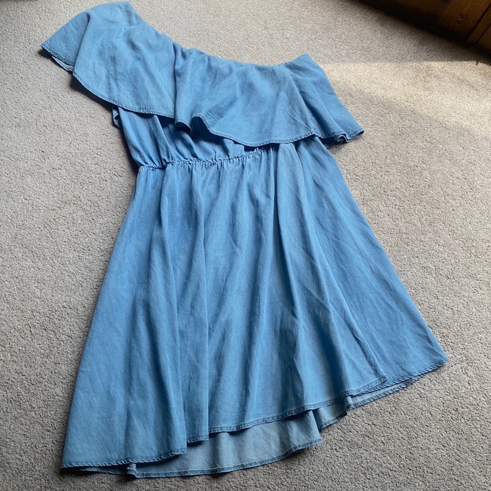 Red Camel one shoulder dress